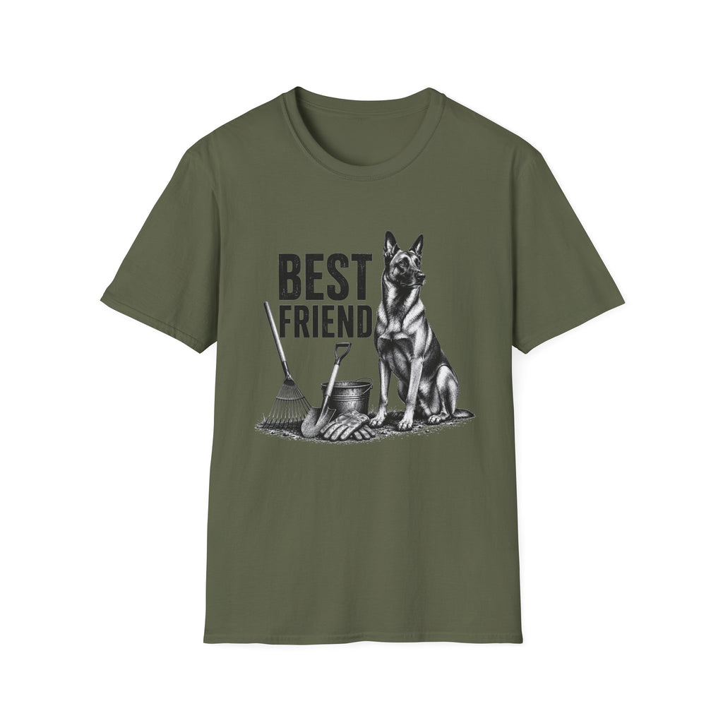 Belgian Malinois Best Friend Yardwork T-Shirt