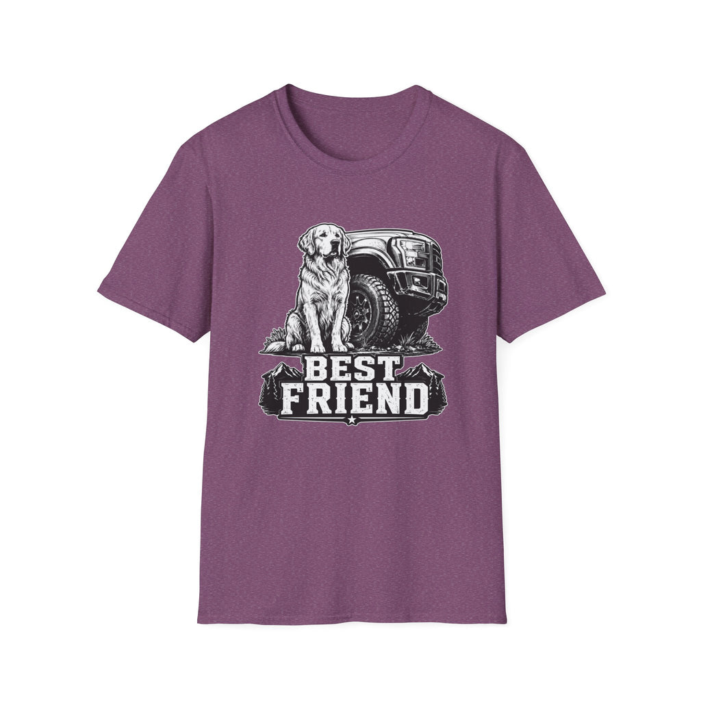 Golden Retriever Best Friend Truck T-Shirt