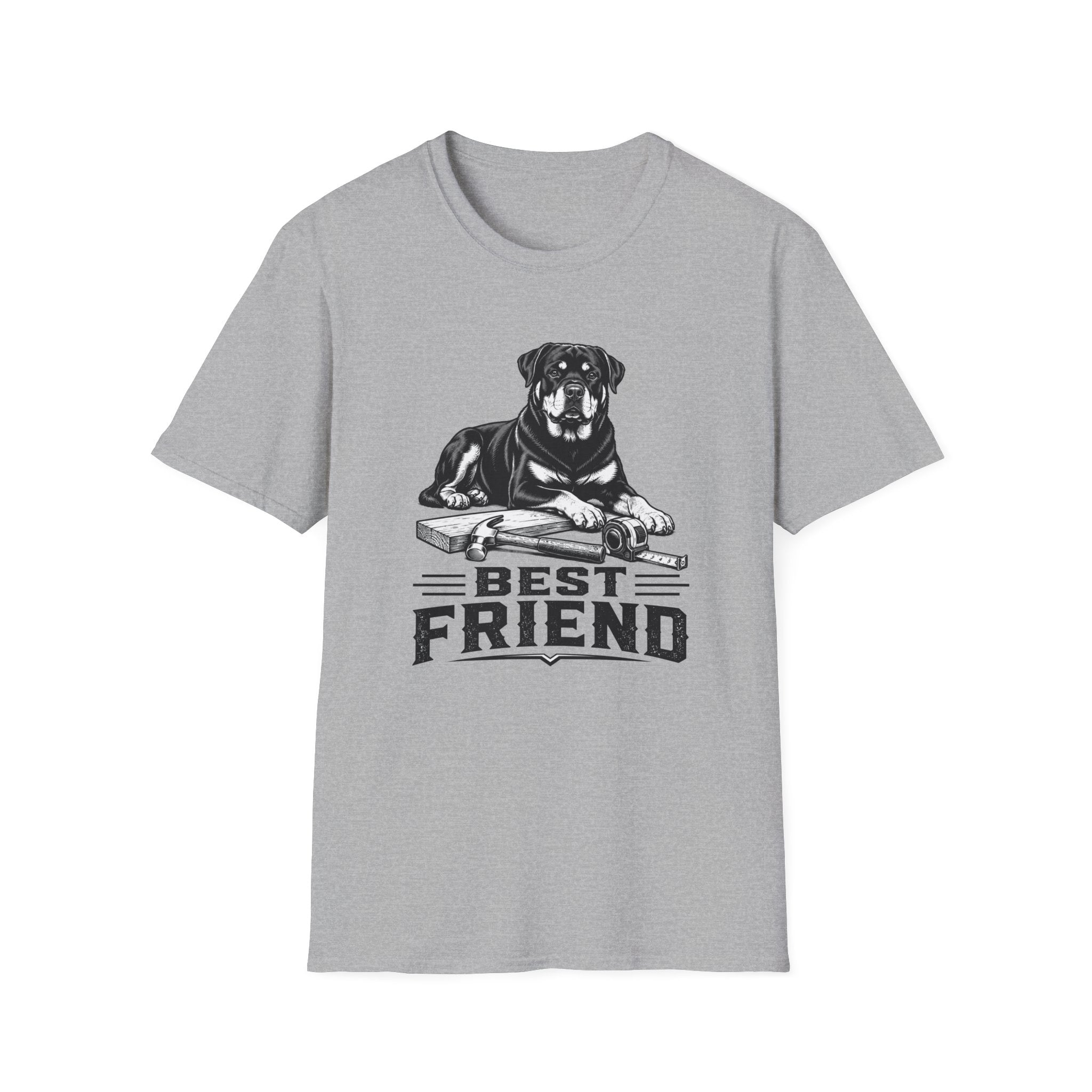 Rottie Best Friend Woodworking T-Shirt