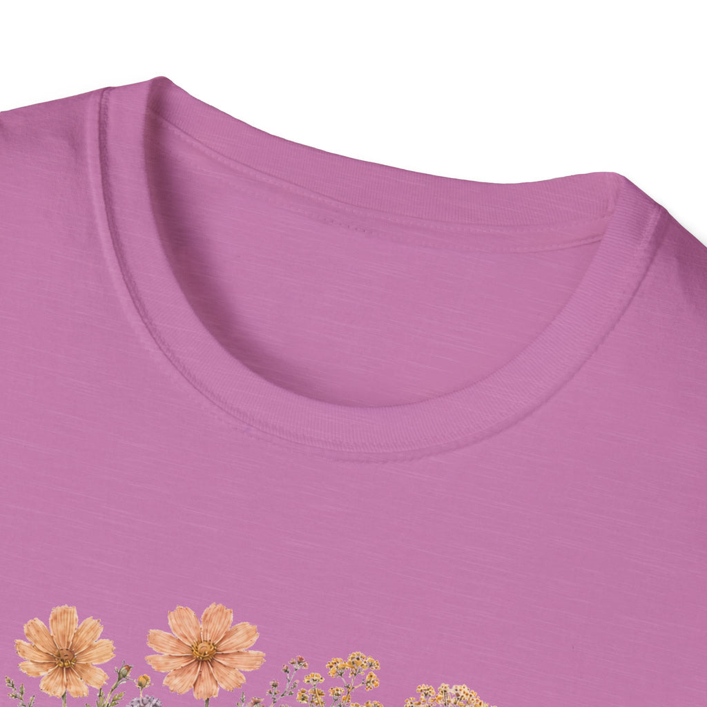 German Shepherd Floral Camouflage T-Shirt