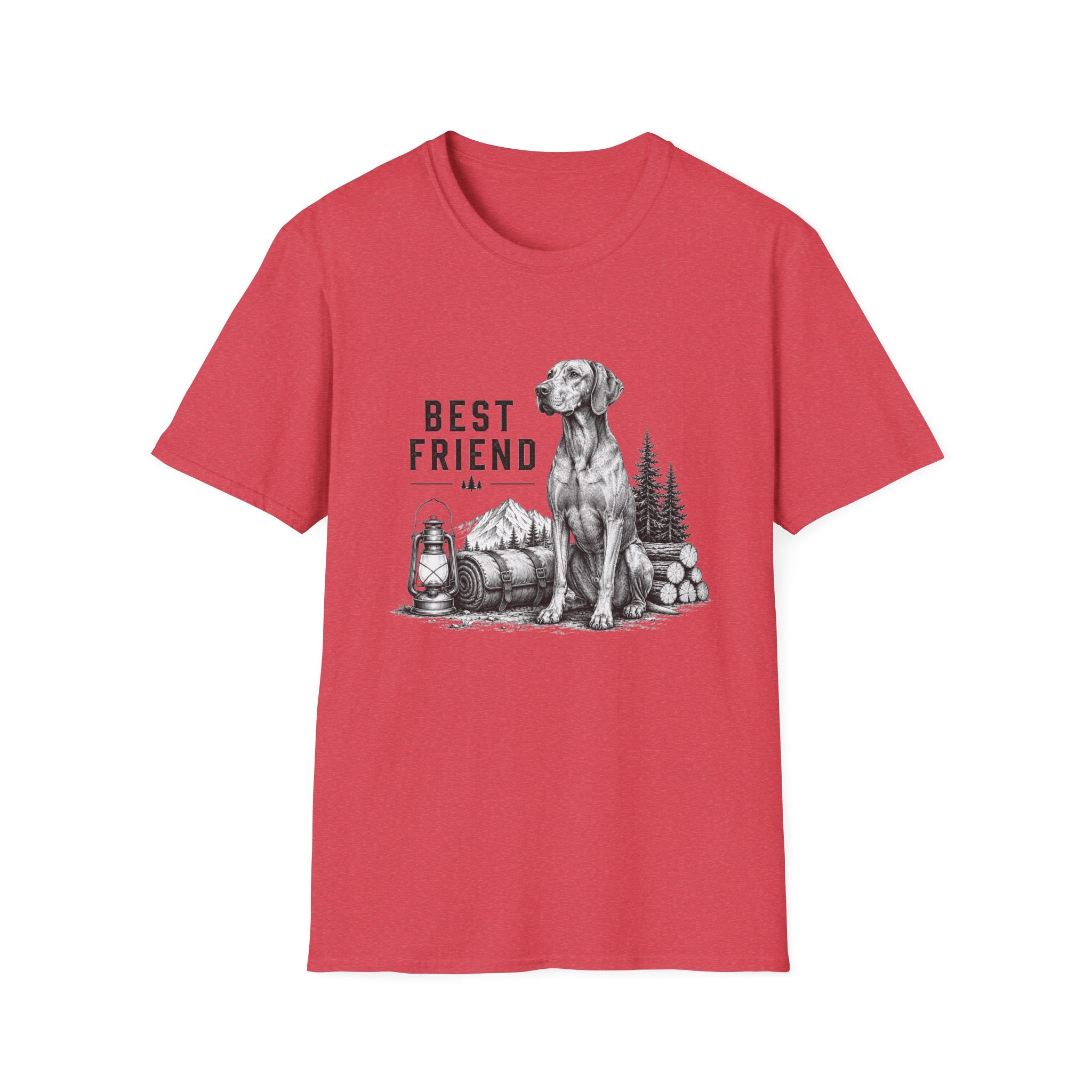 Vizsla Best Friend Camping T-Shirt