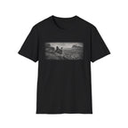 French Bulldog Behind Rocks Pose T-Shirt