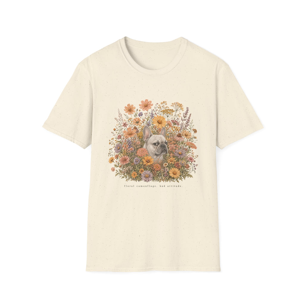 French Bulldog Floral Camouflage T-Shirt