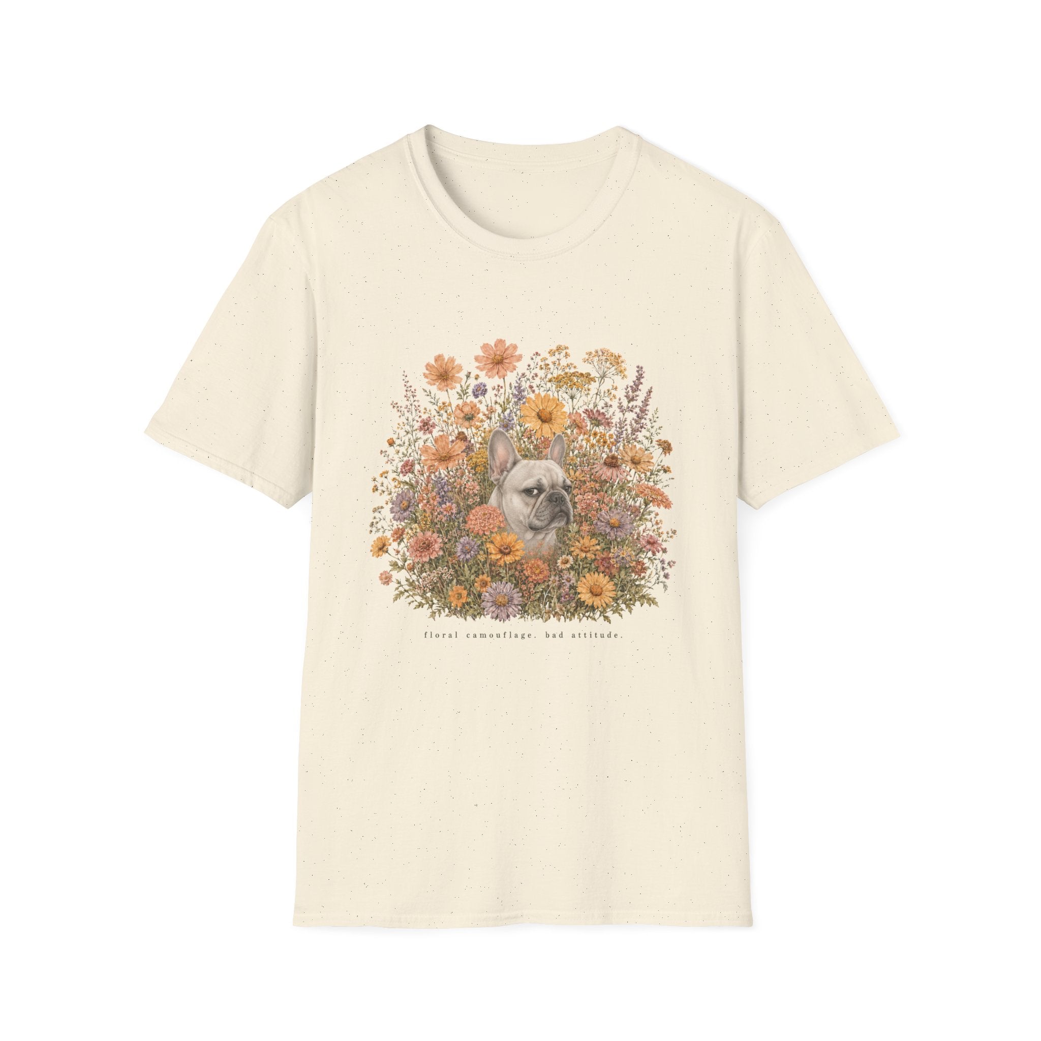 French Bulldog Floral Camouflage T-Shirt