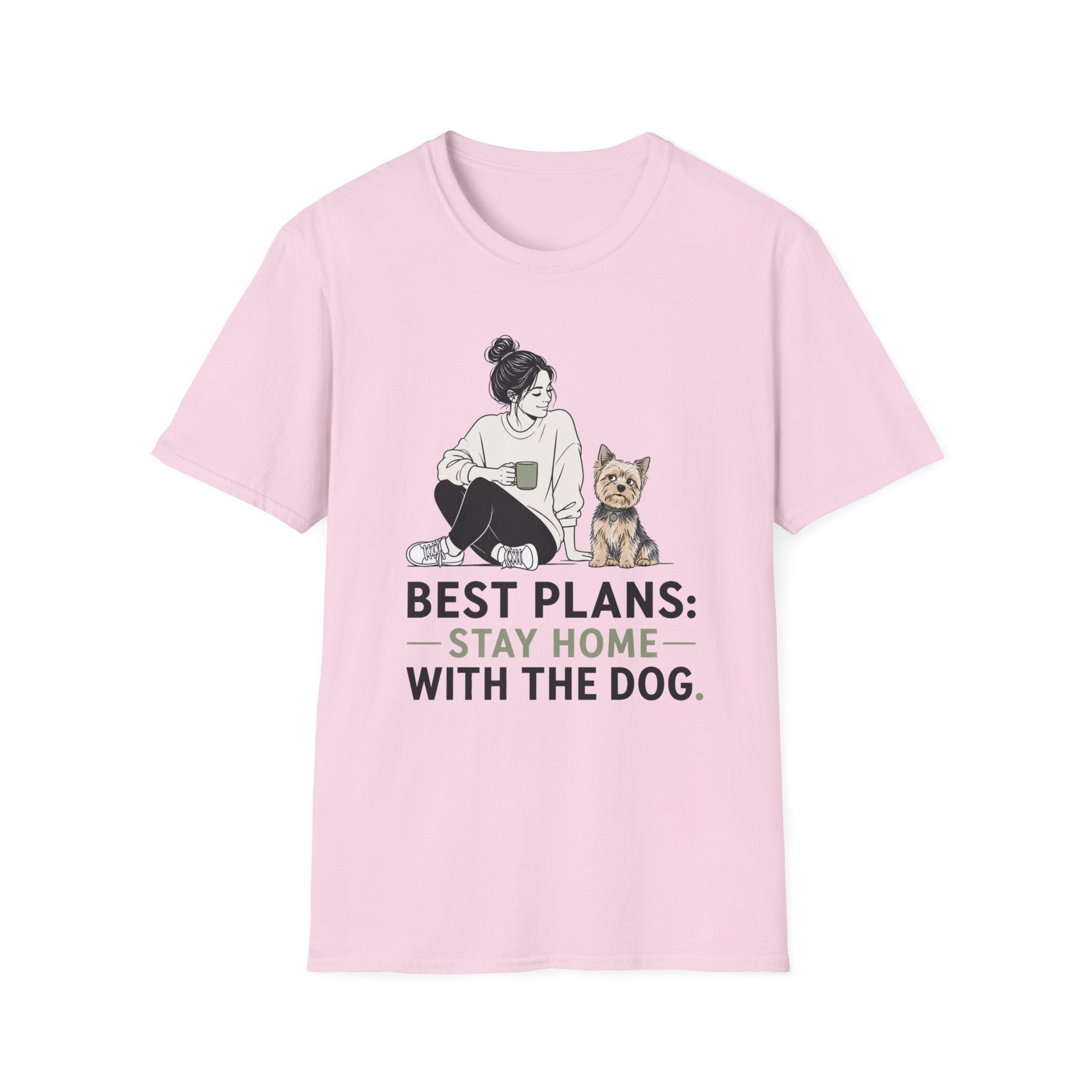 Best Plans Home With Dog T-Shirt
