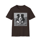 Border Collie Slippers Bad Dog  T-Shirt