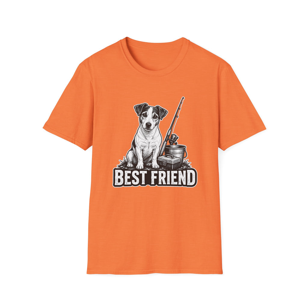 Jack Russell Best Friend Fishing T-Shirt