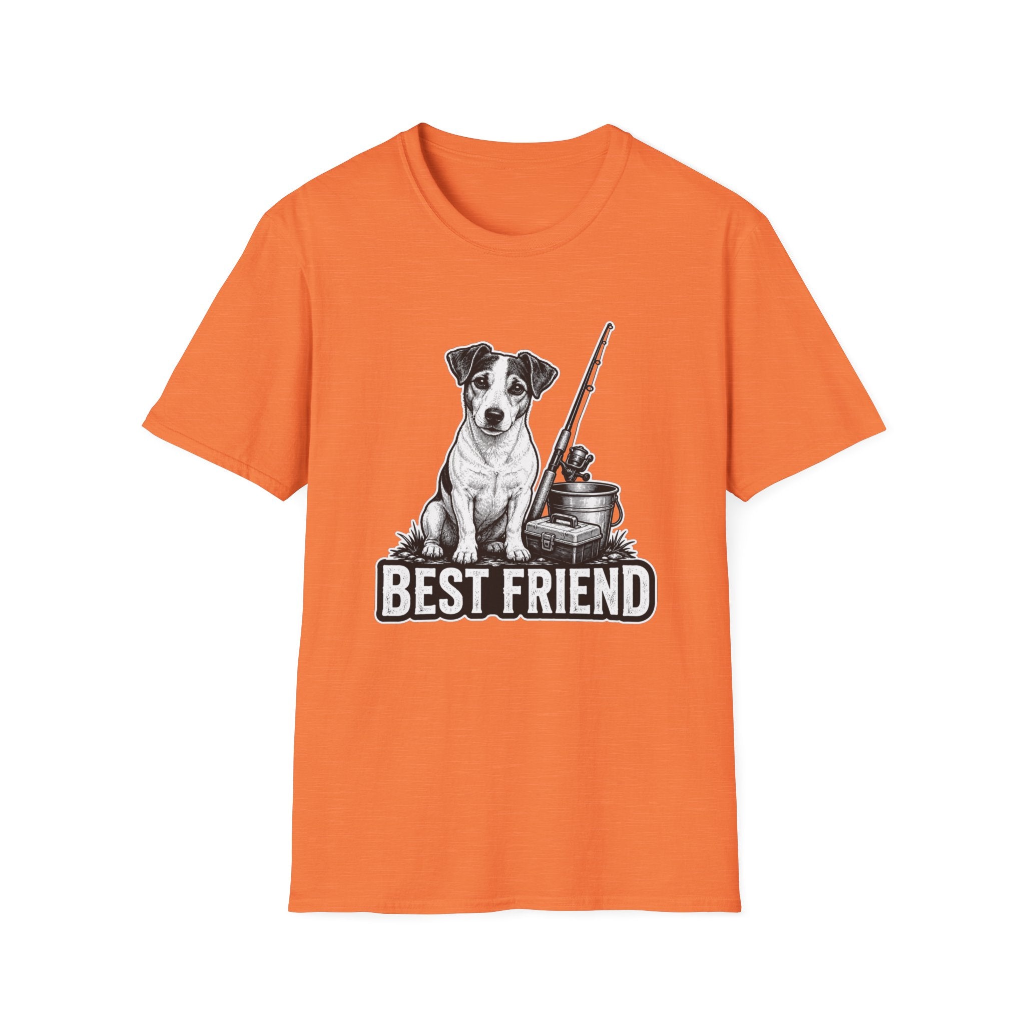 Jack Russell Best Friend Fishing T-Shirt