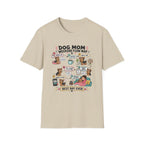 Dog Mom Weekend Flow Map T-Shirt