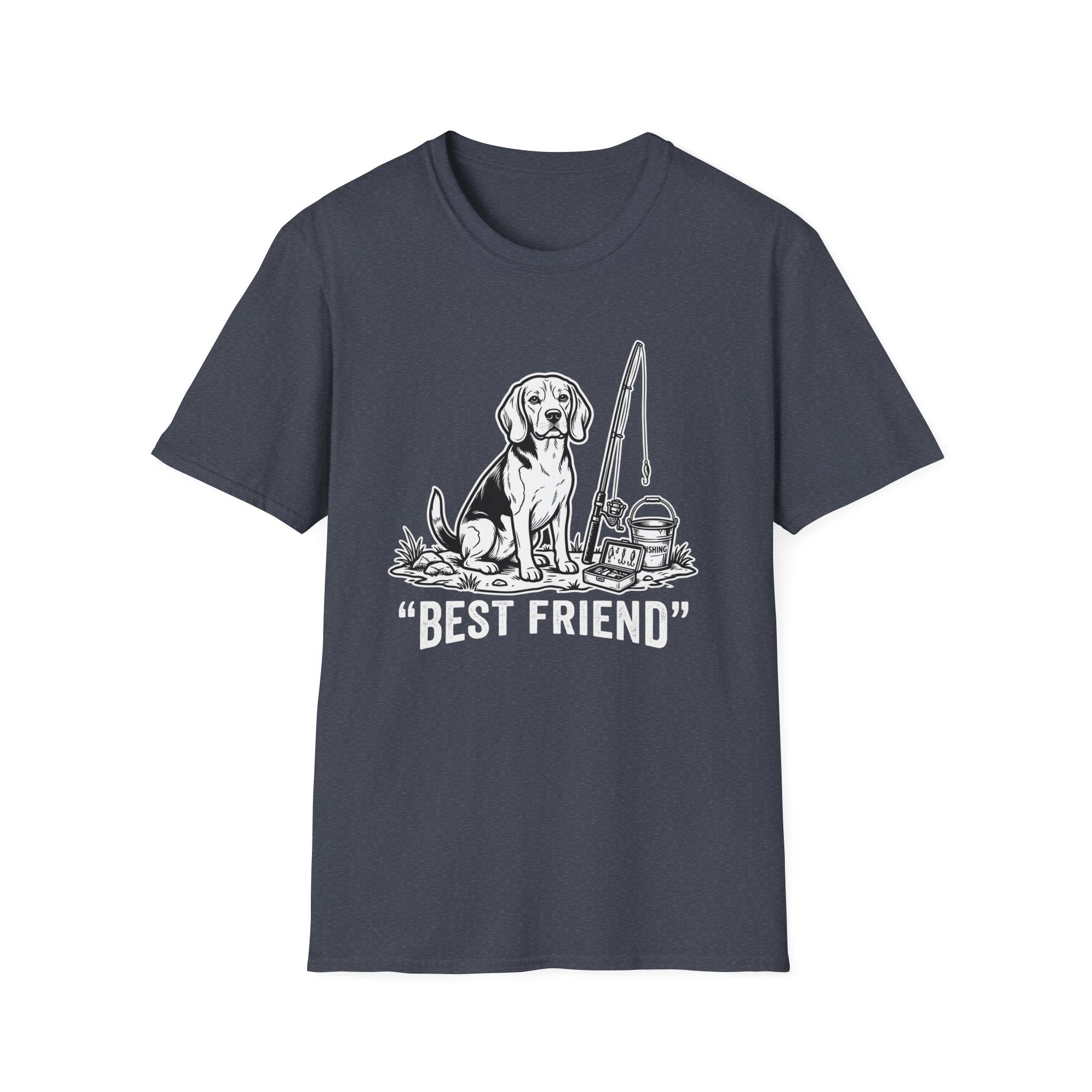 Beagle Best Friend Fishing T-Shirt