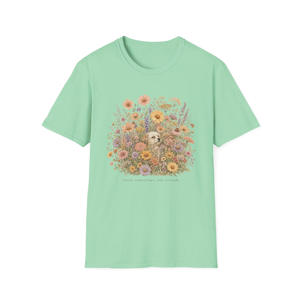Terrier Floral Camouflage T-Shirt