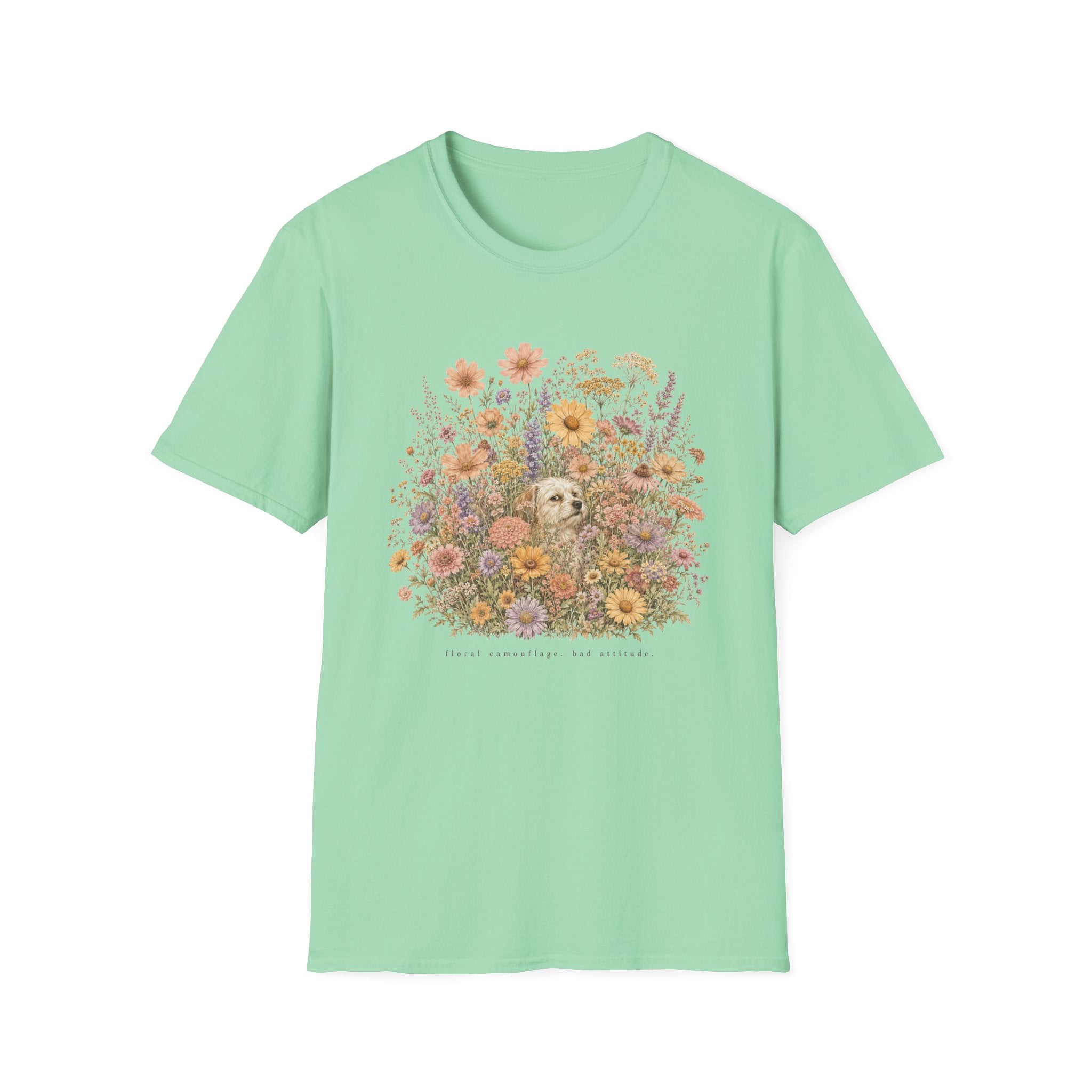 Terrier Floral Camouflage T-Shirt