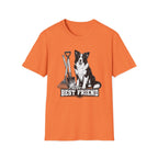 Border Collie Best Friend Yardwork T-Shirt