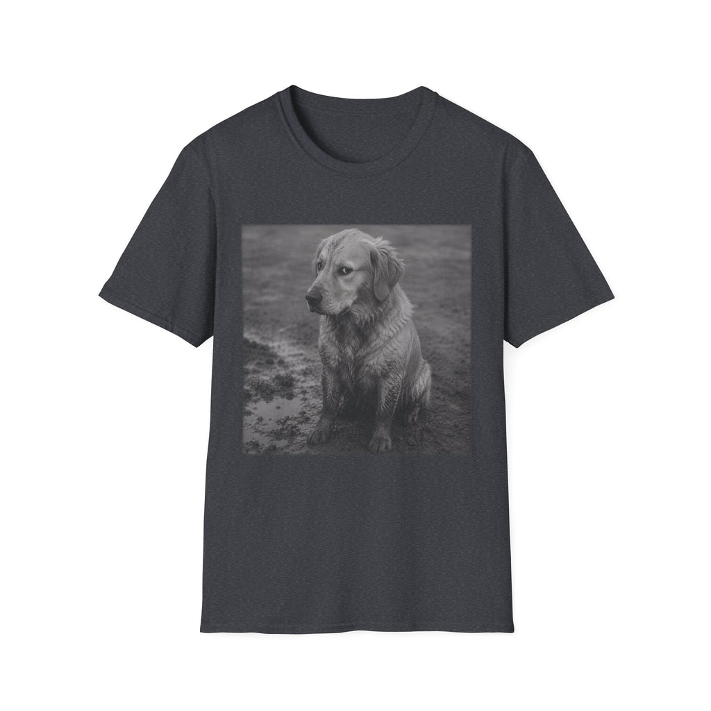 Golden Retriever In The Mud Bad Dog T-Shirt