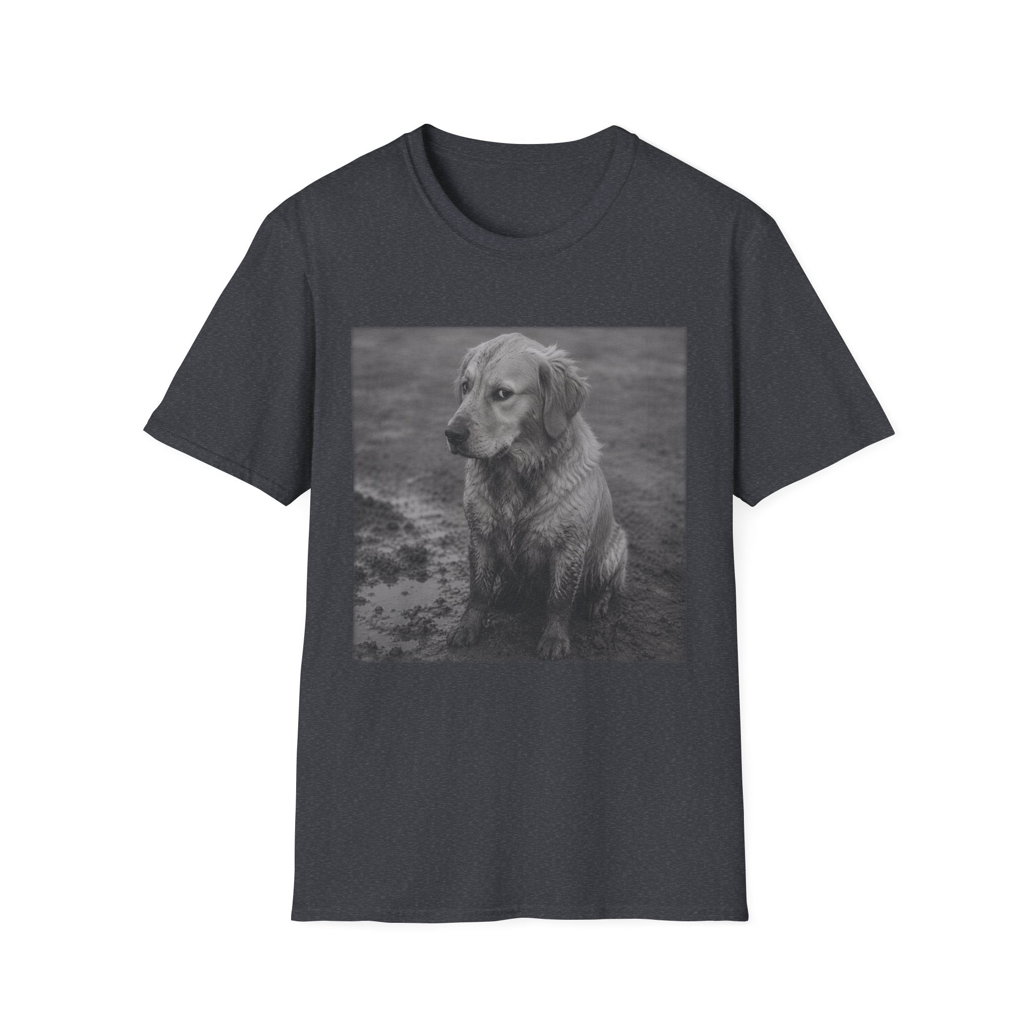 Golden Retriever In The Mud Bad Dog T-Shirt