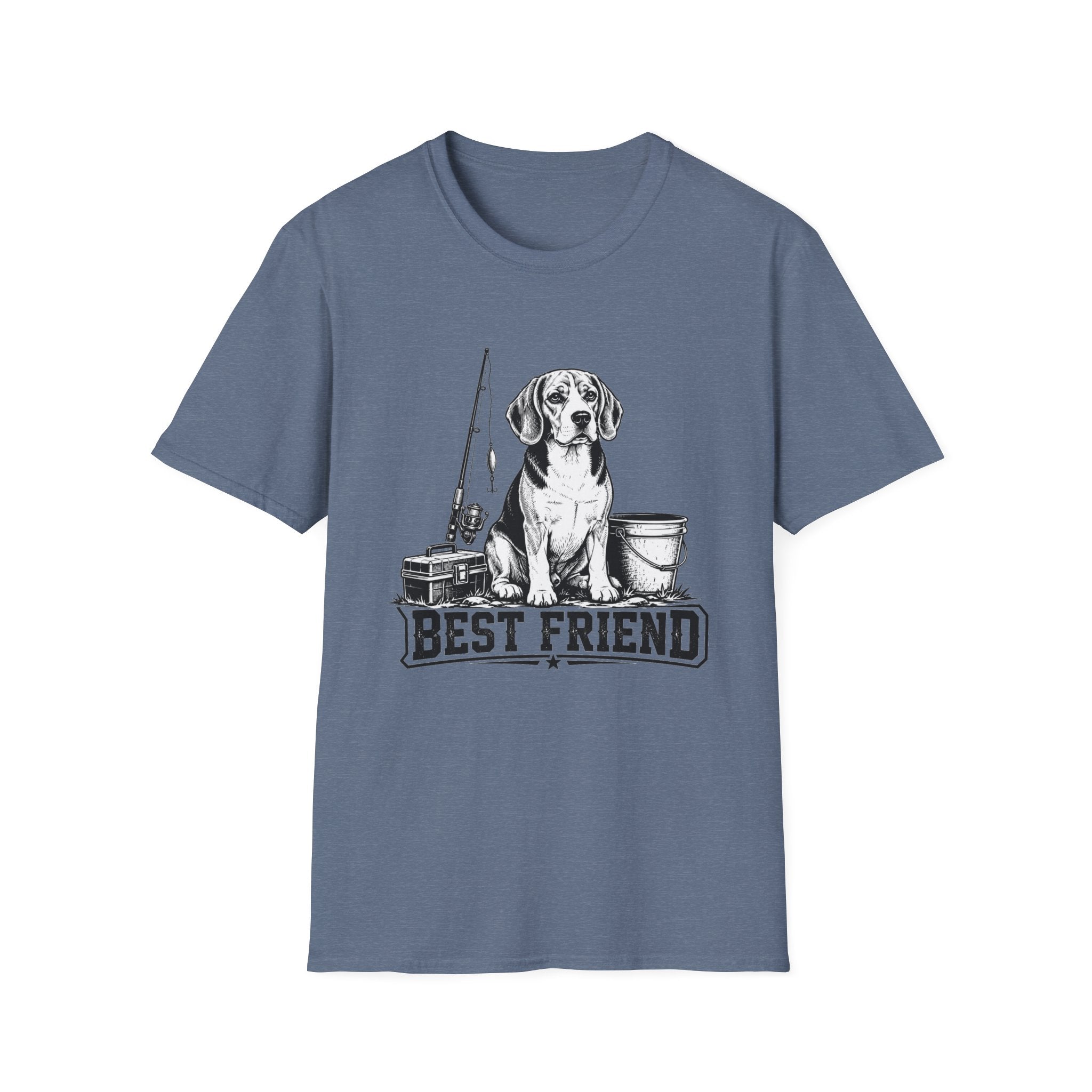 Beagle Best Friend Fishing Again T-Shirt