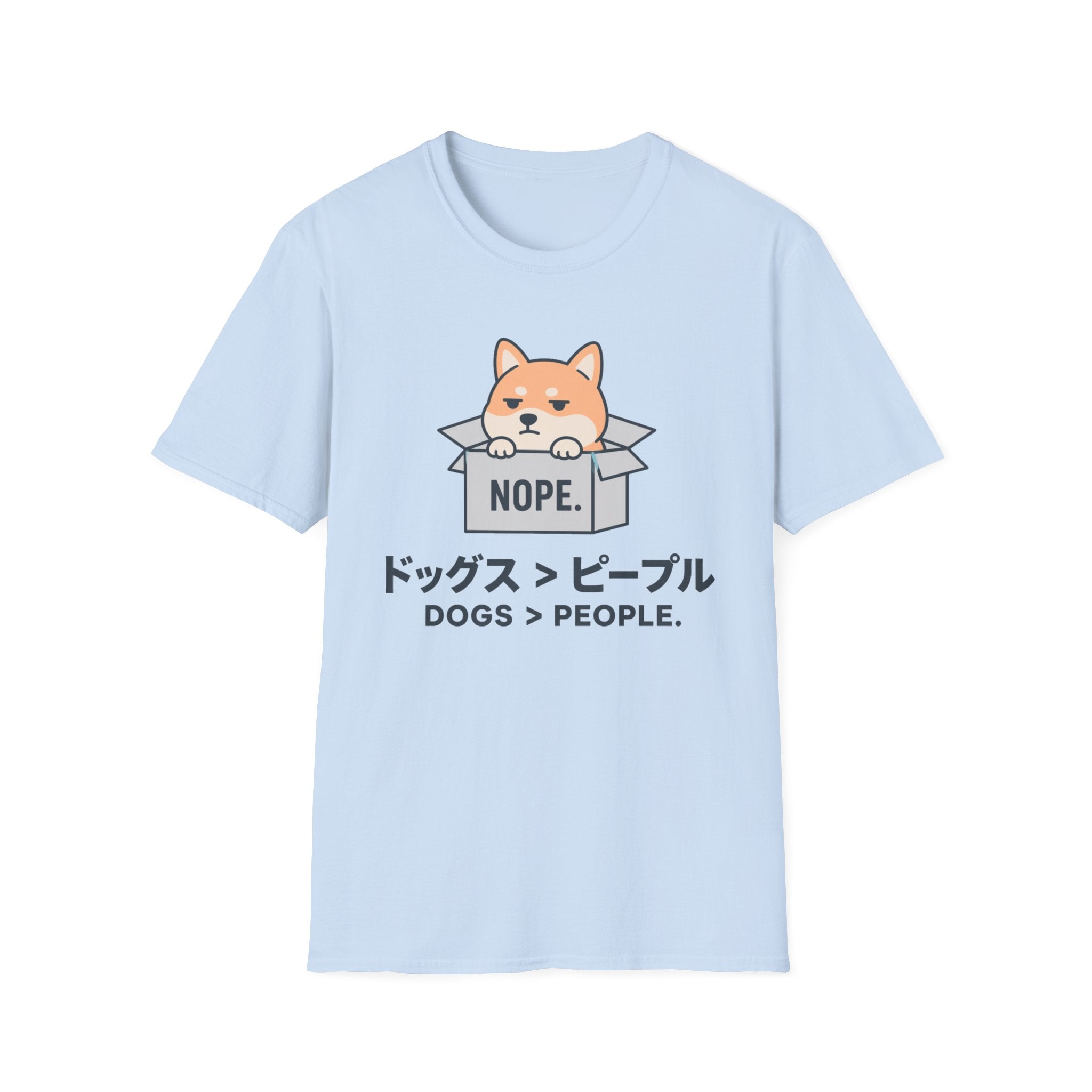 Nope Dogs > People T-Shirt