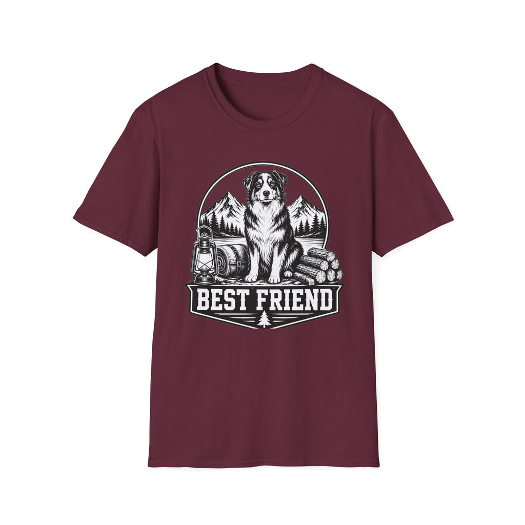 Australian Shepherd Best Friend Camping T-Shirt