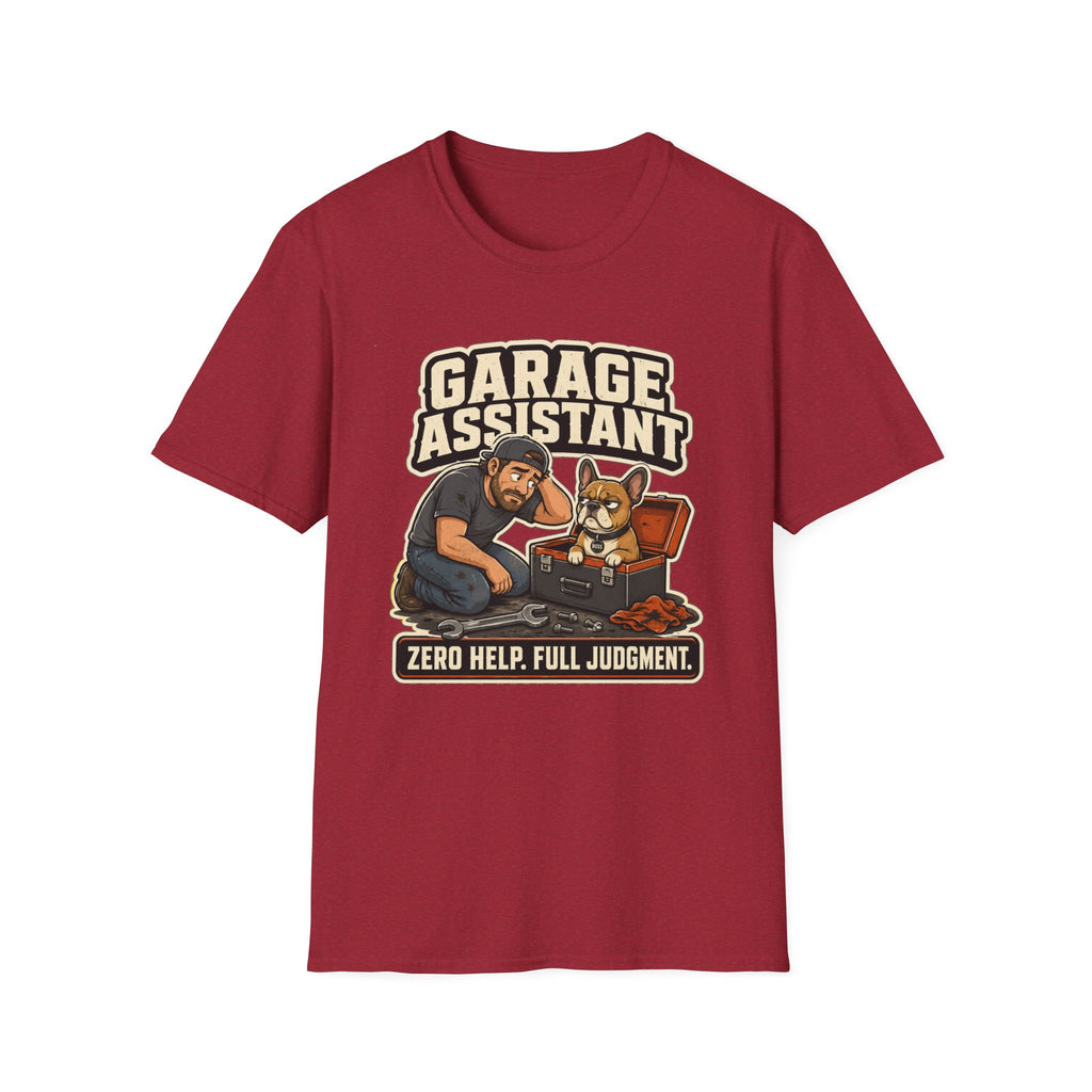 Frenchie Garage Assistant T-Shirt