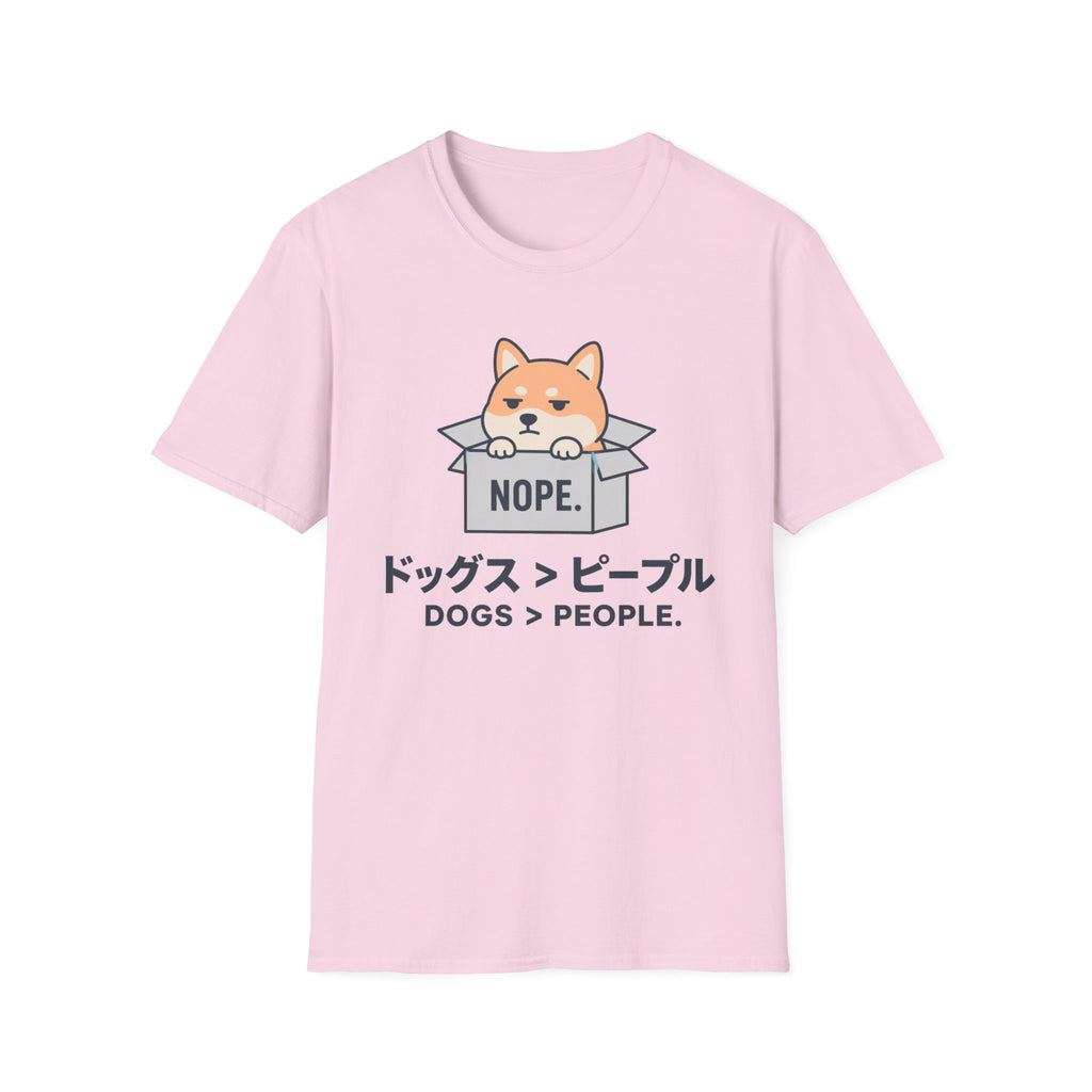 Nope Dogs > People T-Shirt