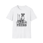 Boxer Best Friend Yardwork T-Shirt