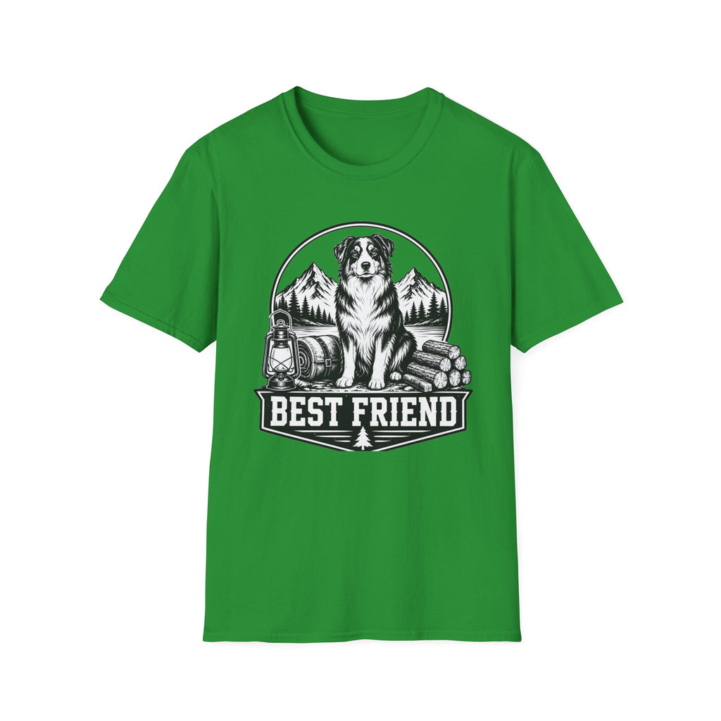 Australian Shepherd Best Friend Camping T-Shirt