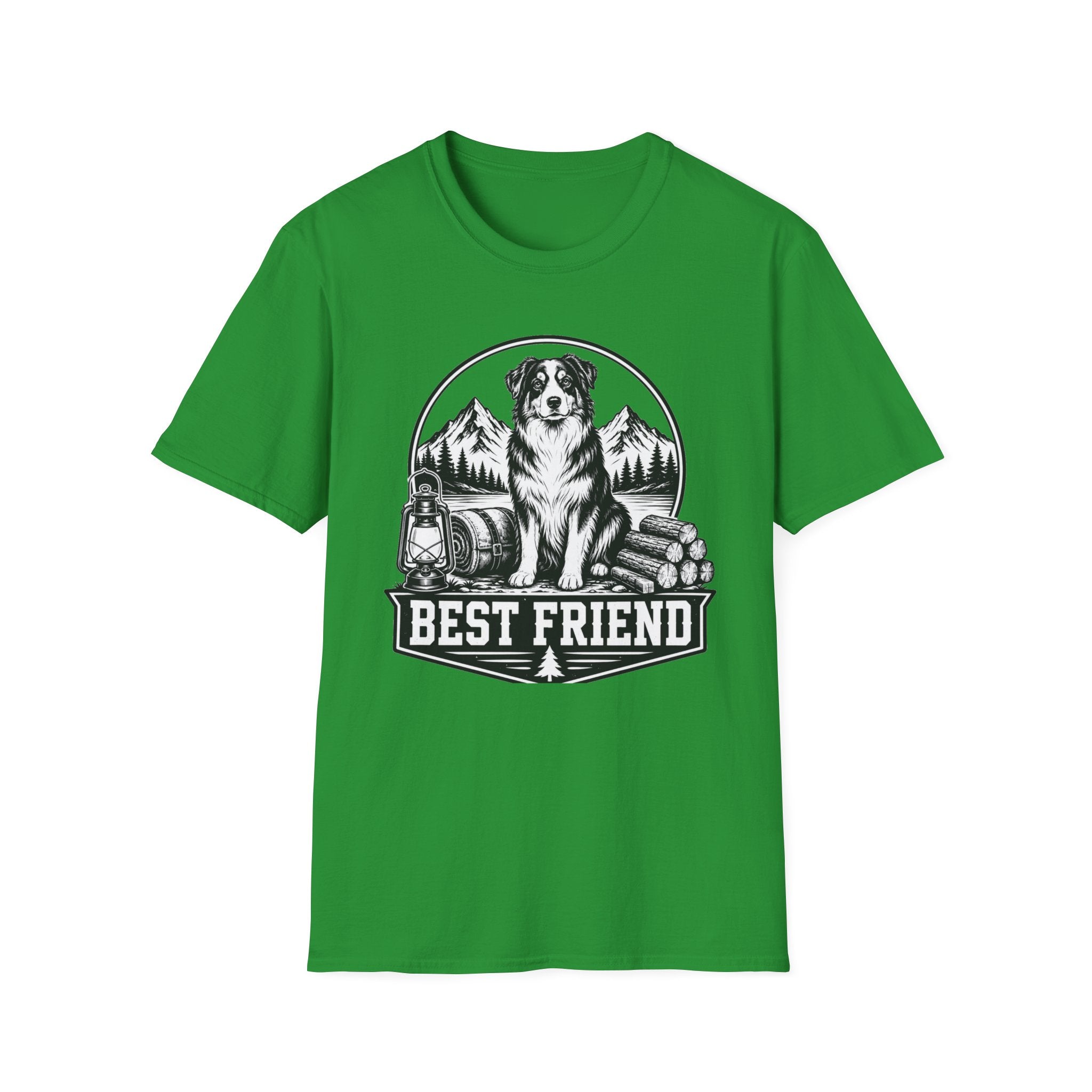 Australian Shepherd Best Friend Camping T-Shirt