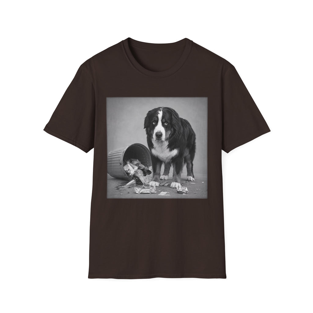 Bernese Mountain Dog Garbage Bad Dog T-Shirt