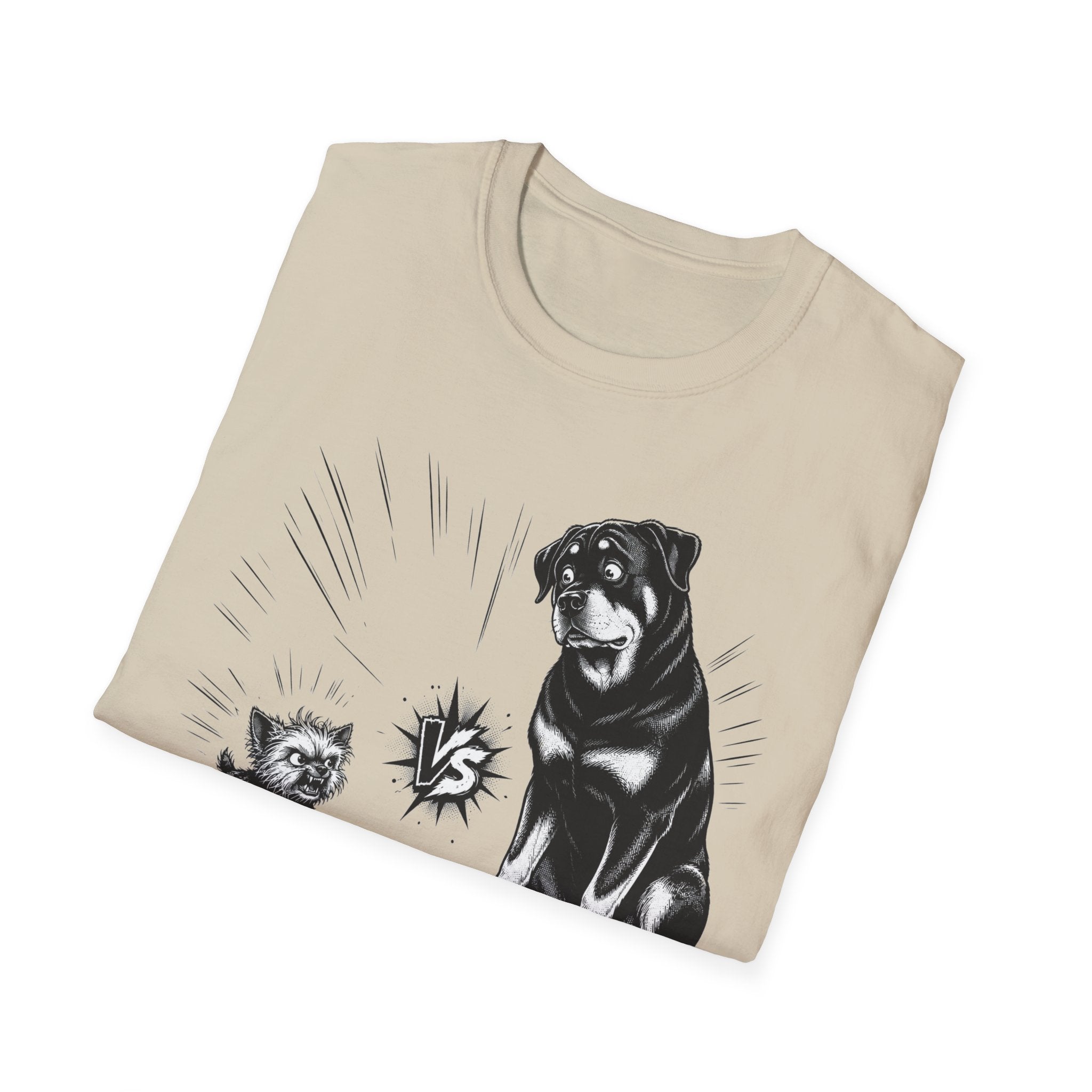 Yorkie VS Rottie T-Shirt