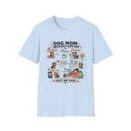 Dog Mom Weekend Flow Map T-Shirt