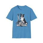 Border Collie Best Friend Yardwork T-Shirt