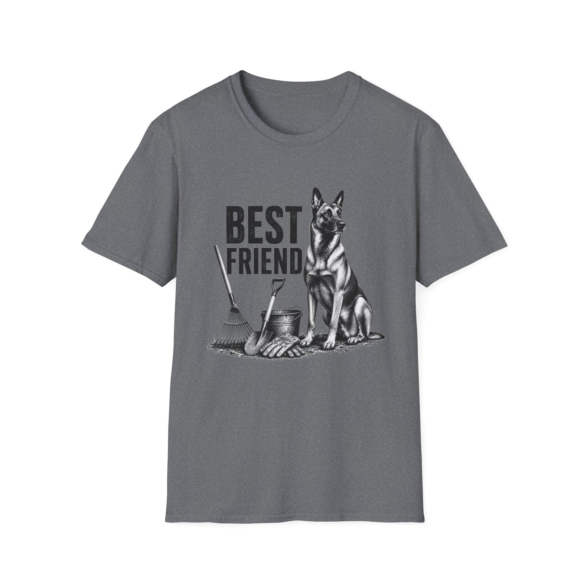 Belgian Malinois Best Friend Yardwork T-Shirt