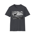 Border Collie On The Cliff Pose T-Shirt