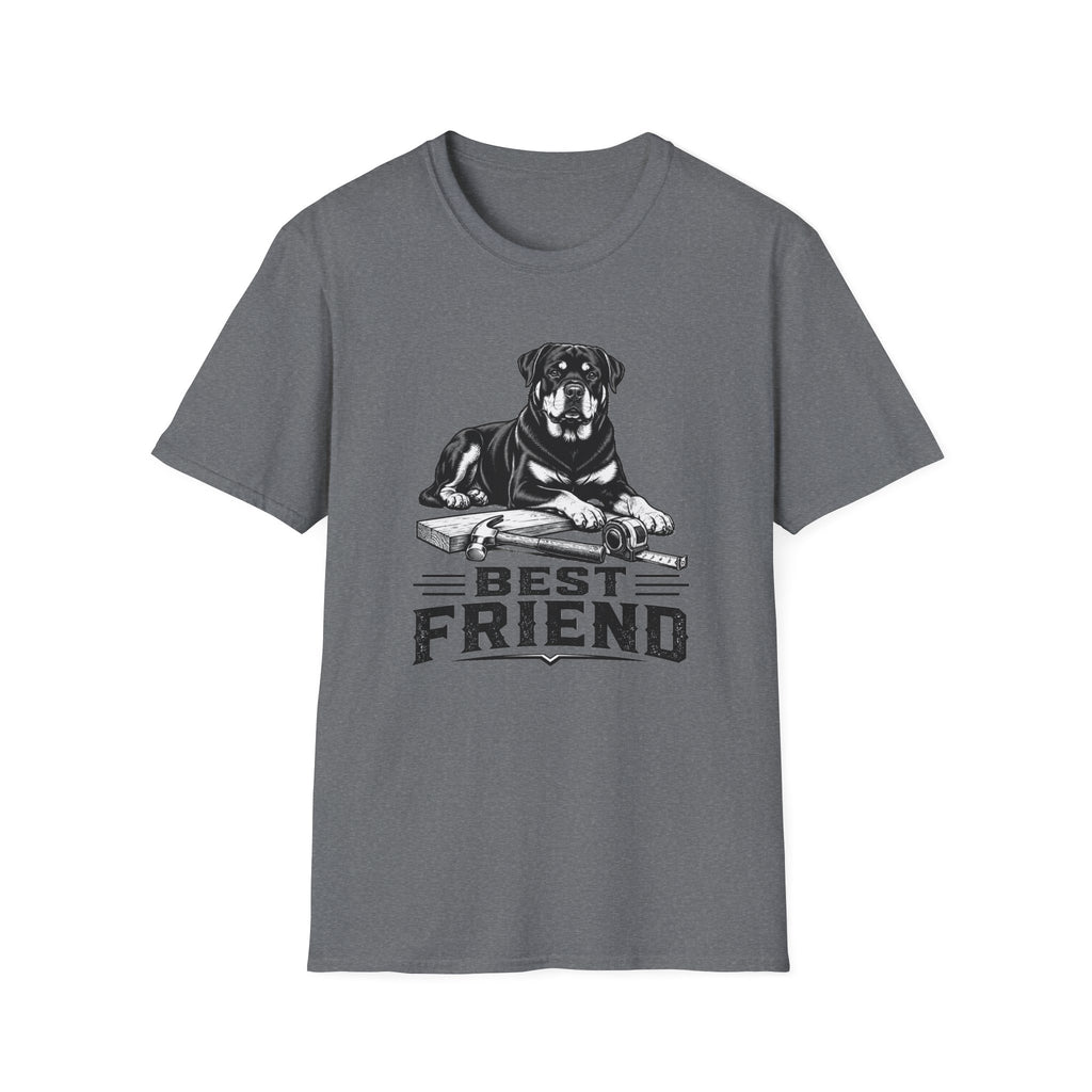 Rottie Best Friend Woodworking T-Shirt