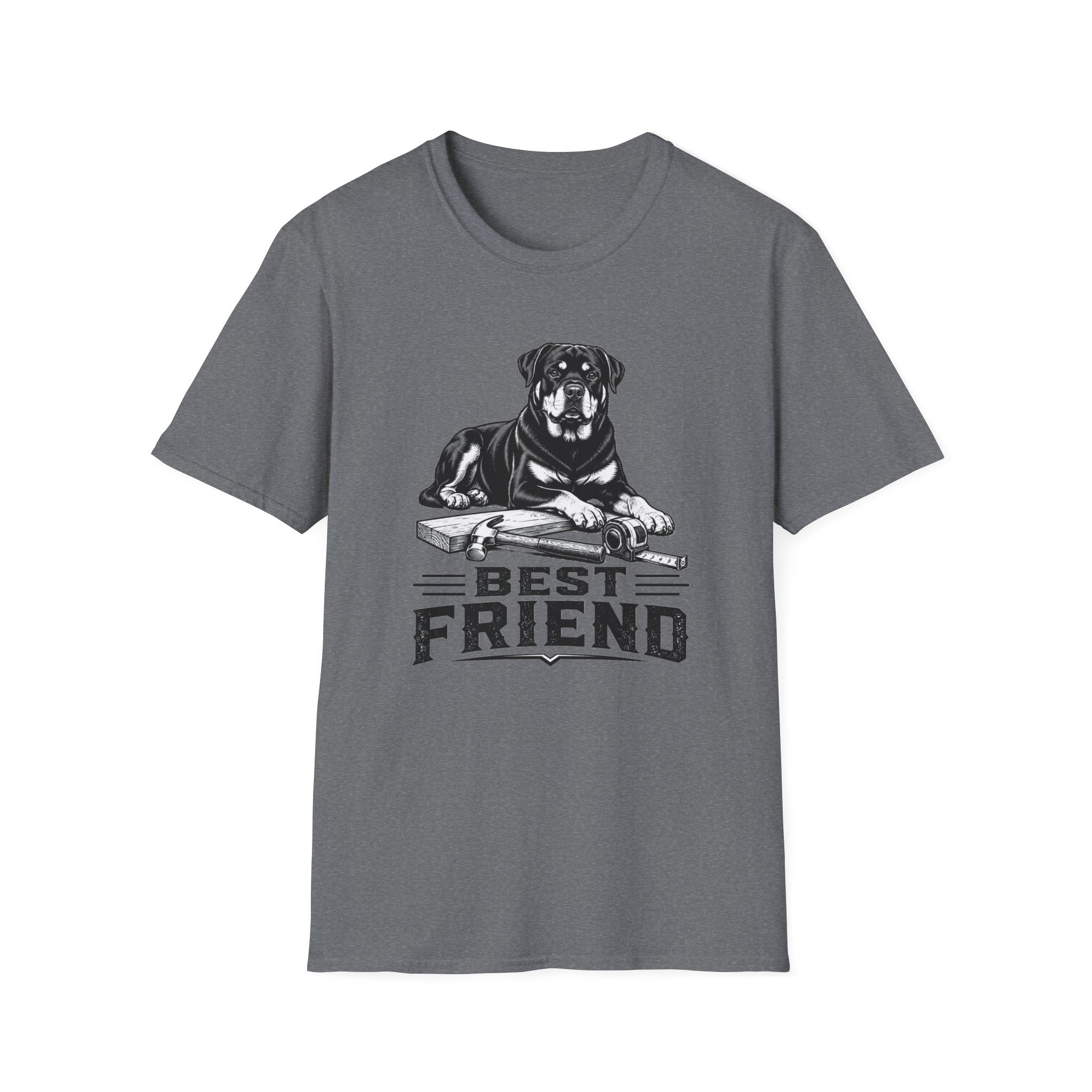 Rottie Best Friend Woodworking T-Shirt