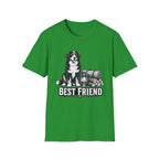 Bernese Mountain Dog Best Friend Camping T-Shirt