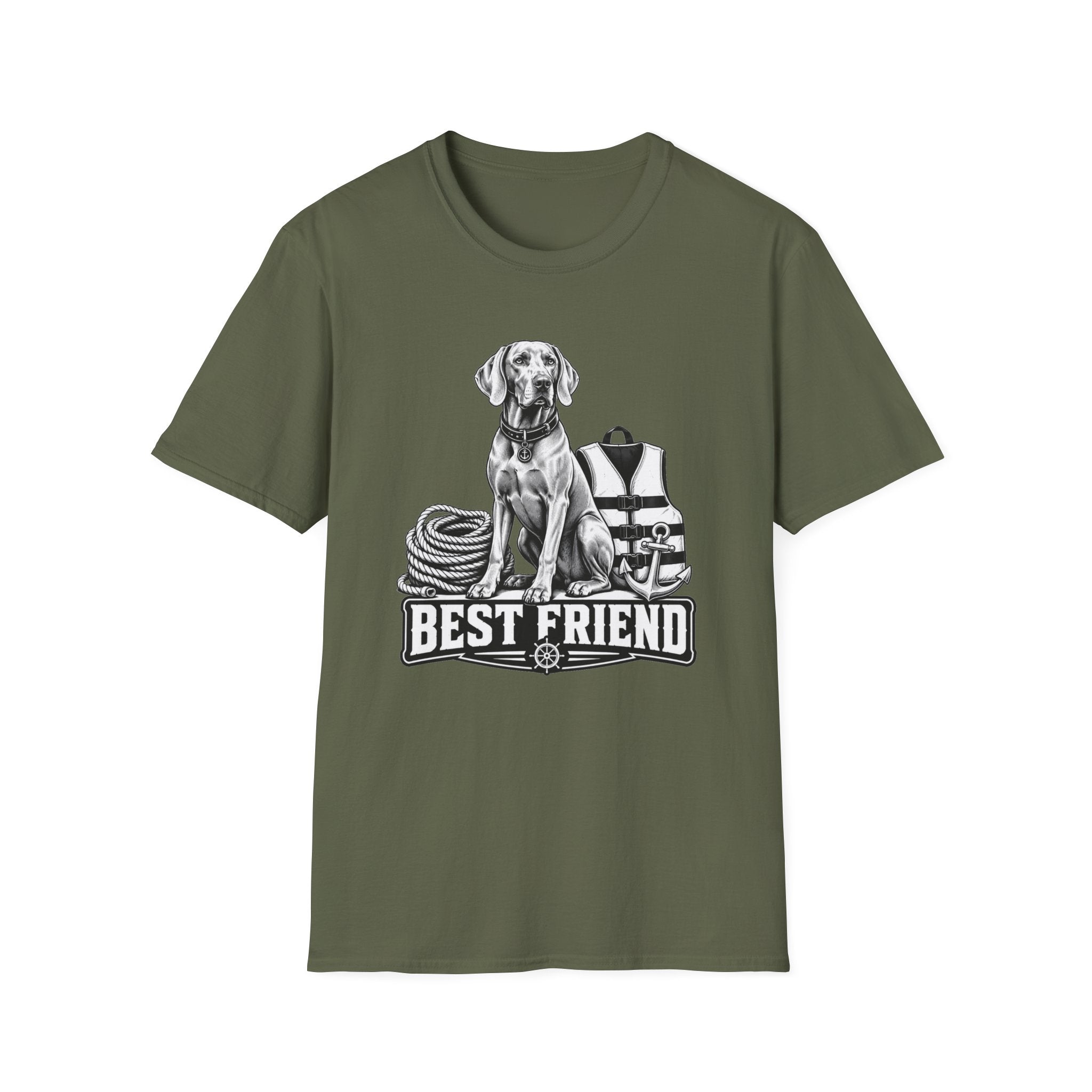 Weimaraner Best Friend Boating T-Shirt