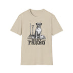 Boxer Best Friend Yardwork T-Shirt