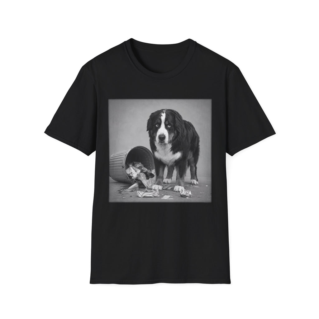 Bernese Mountain Dog Garbage Bad Dog T-Shirt