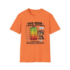 Dog Mom Social Battery T-Shirt