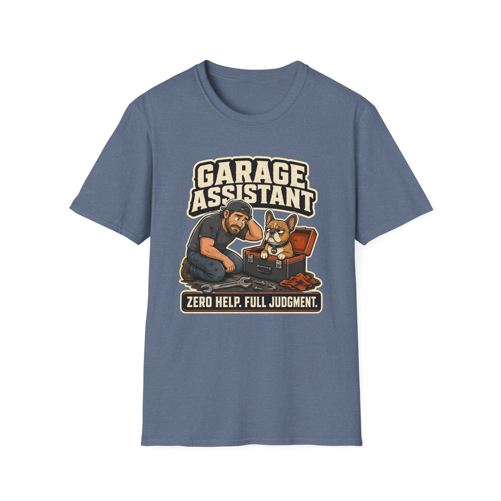 Frenchie Garage Assistant T-Shirt