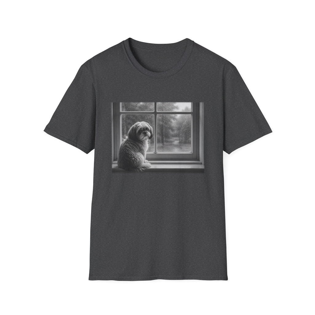 Shih Tzu Sitting On Window Sill Pose T-Shirt