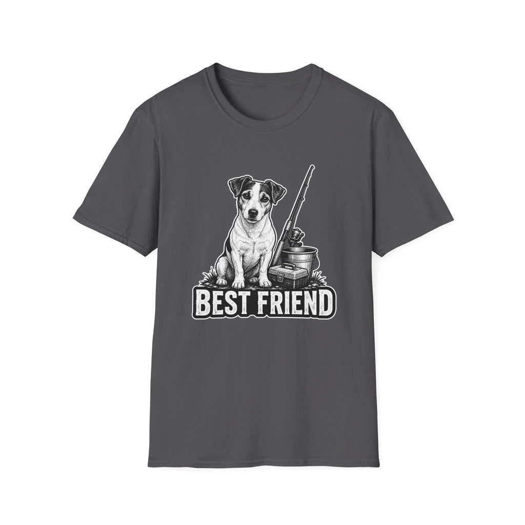 Jack Russell Best Friend Fishing T-Shirt