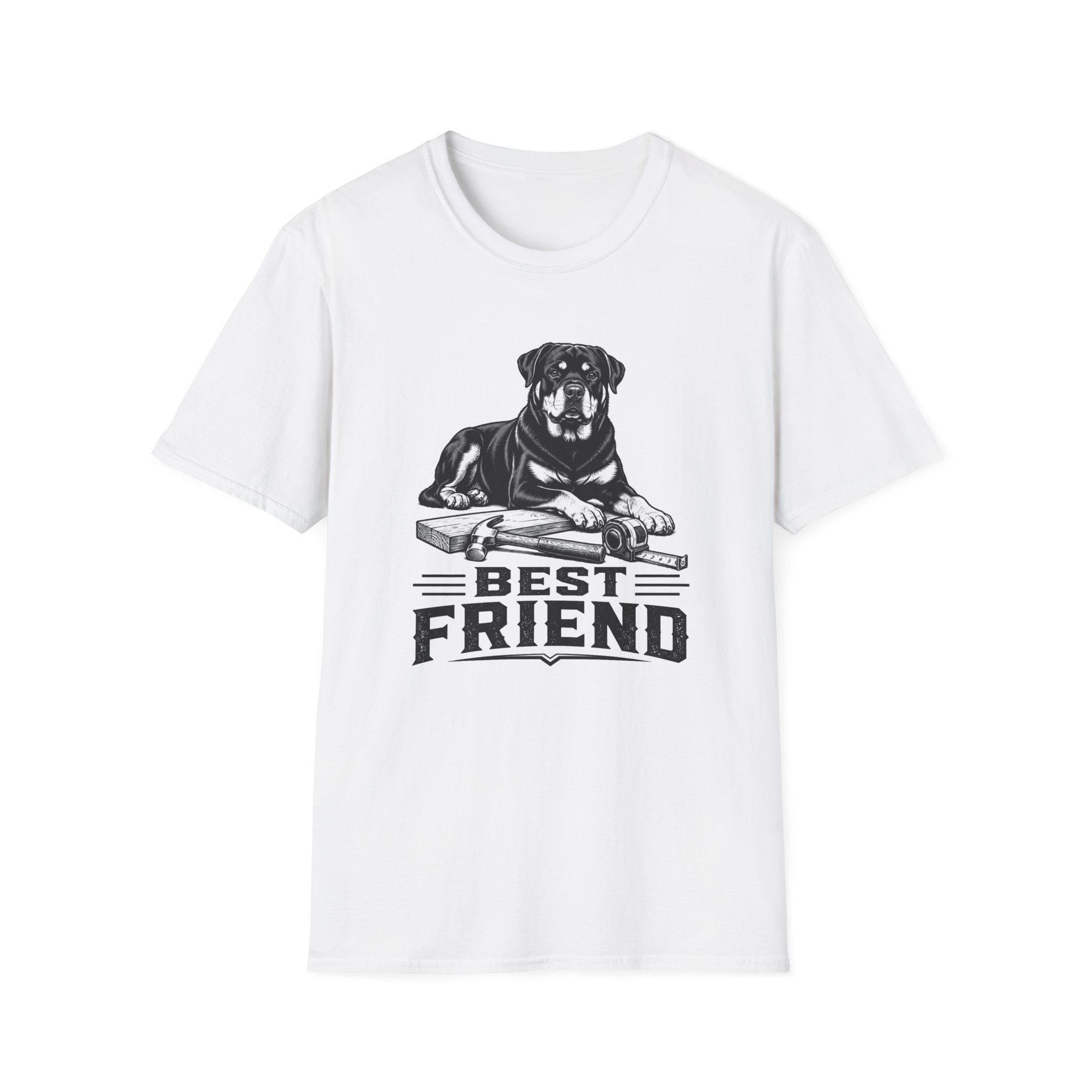 Rottie Best Friend Woodworking T-Shirt