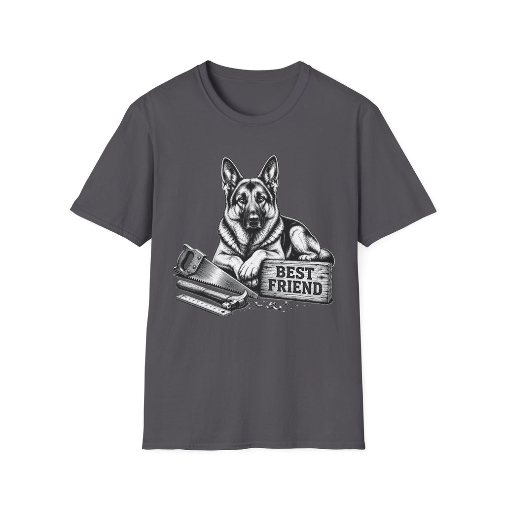 German Shepherd Best Friend Woodworking T-Shirt
