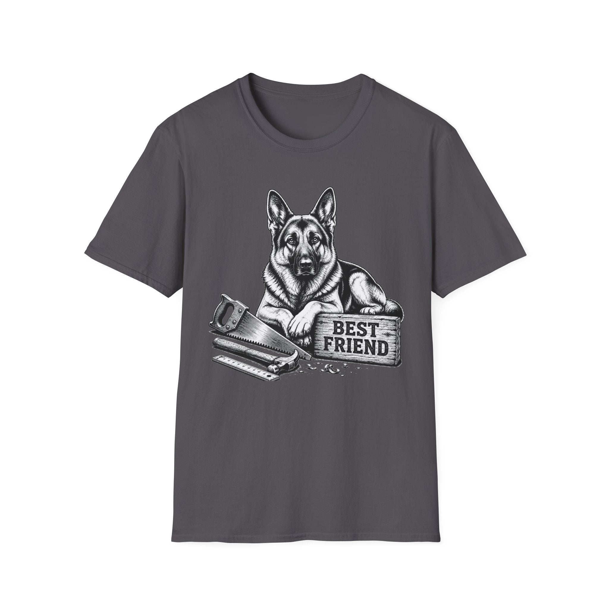German Shepherd Best Friend Woodworking T-Shirt
