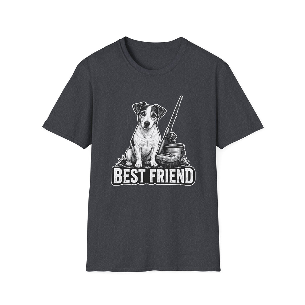 Jack Russell Best Friend Fishing T-Shirt