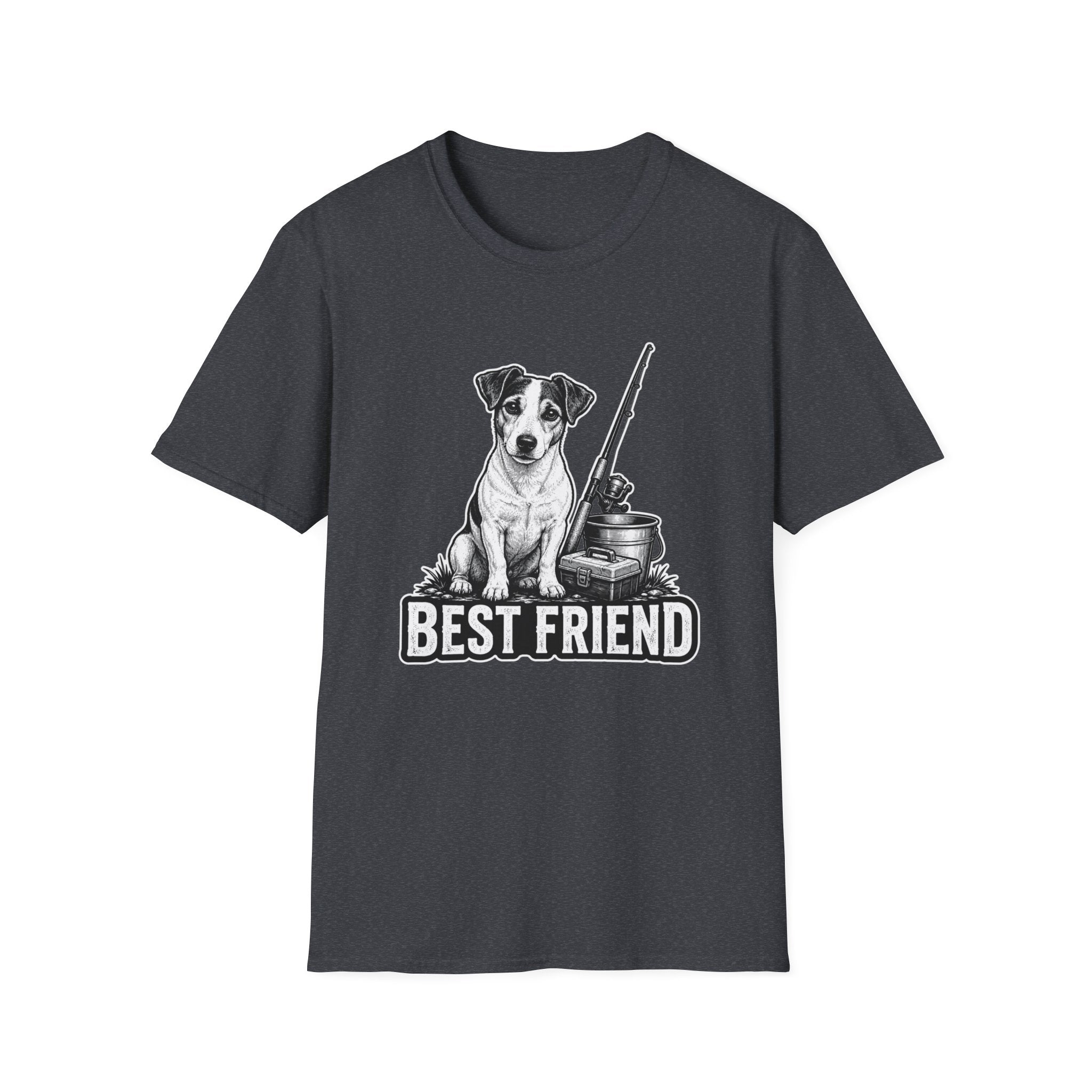 Jack Russell Best Friend Fishing T-Shirt