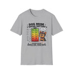 Dog Mom Social Battery T-Shirt
