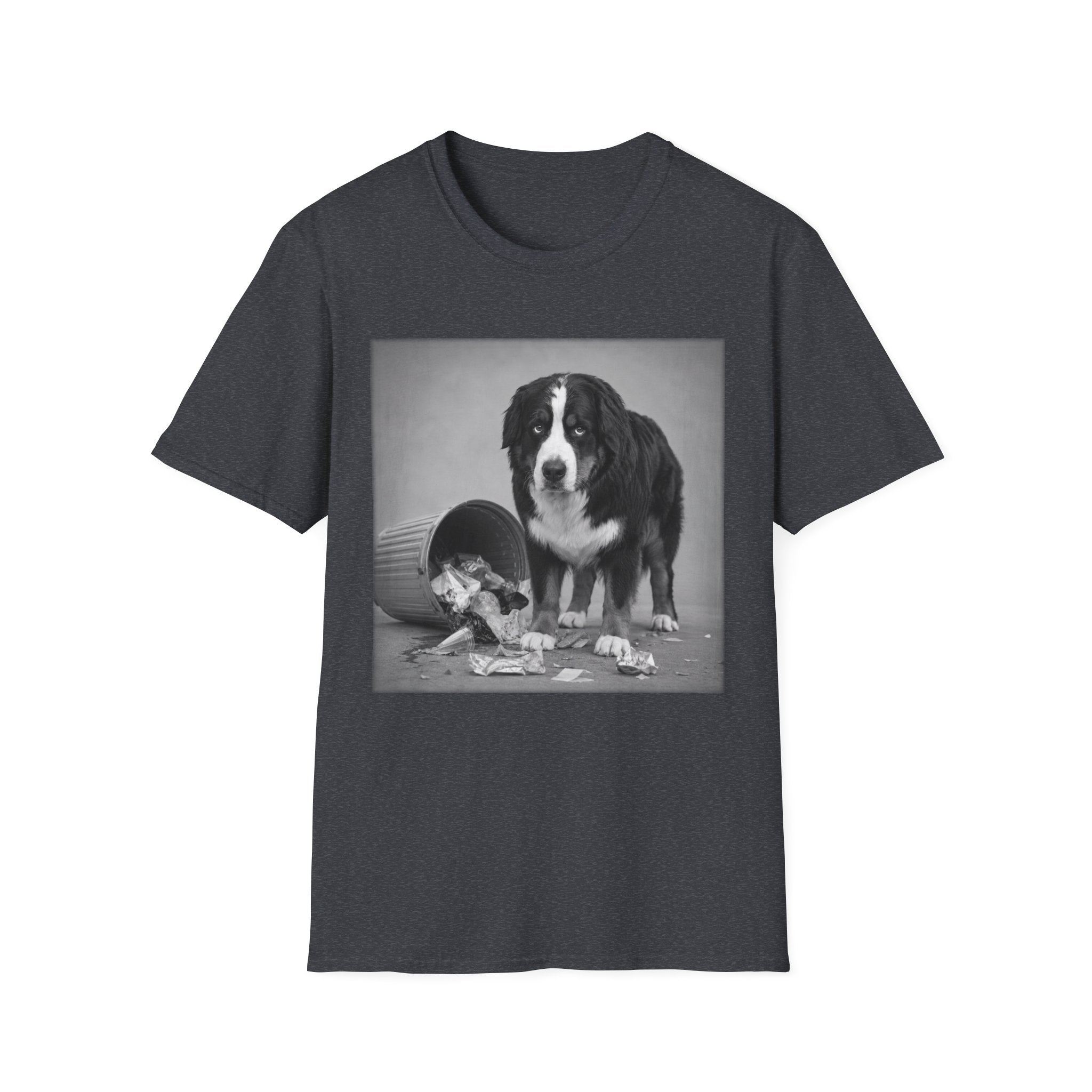 Bernese Mountain Dog Garbage Bad Dog T-Shirt